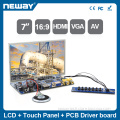 Good quality 7 inch resistive touch display screen with LOW power consumption